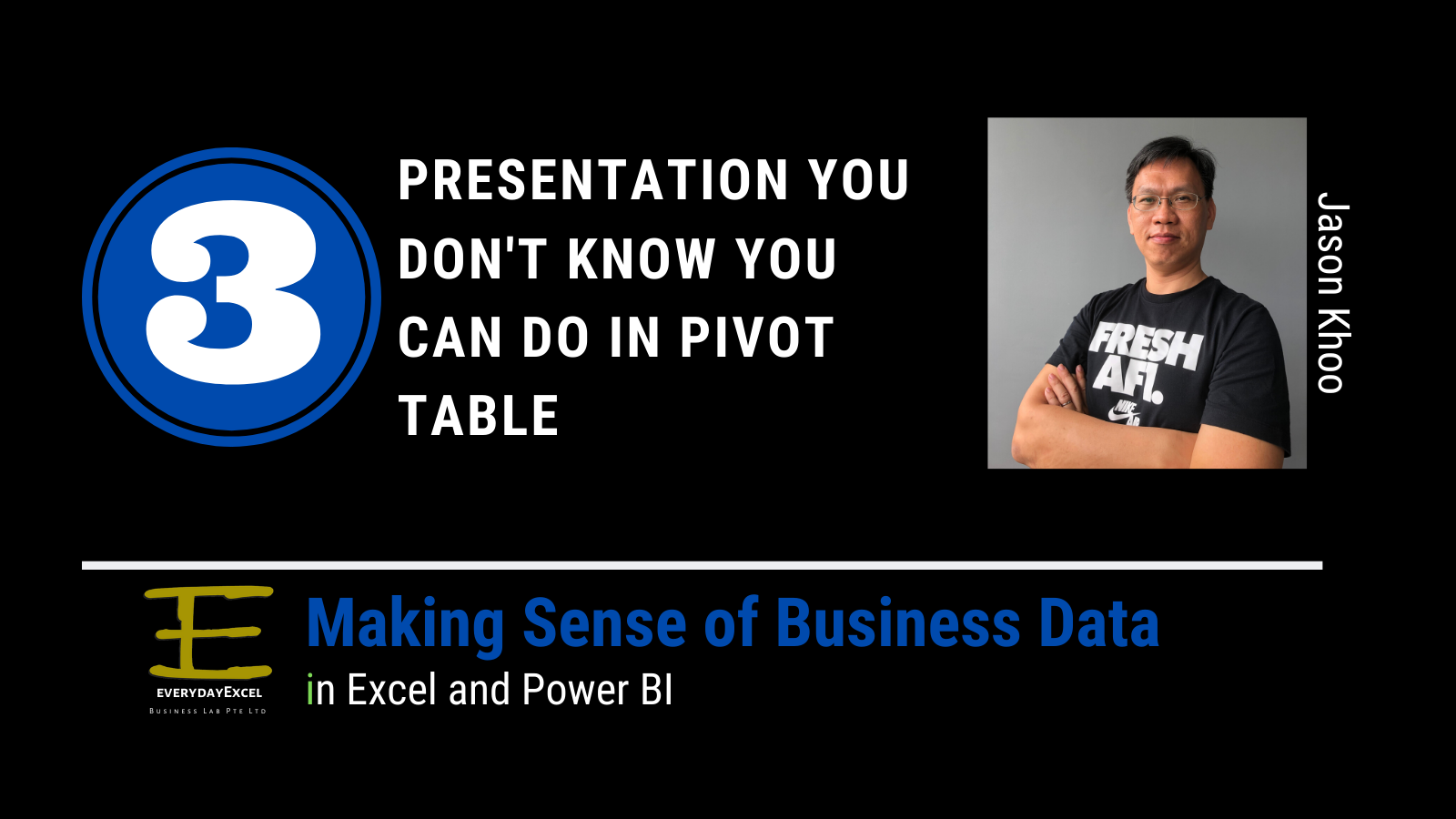 3 presentation you don't know you can do in Pivot Table